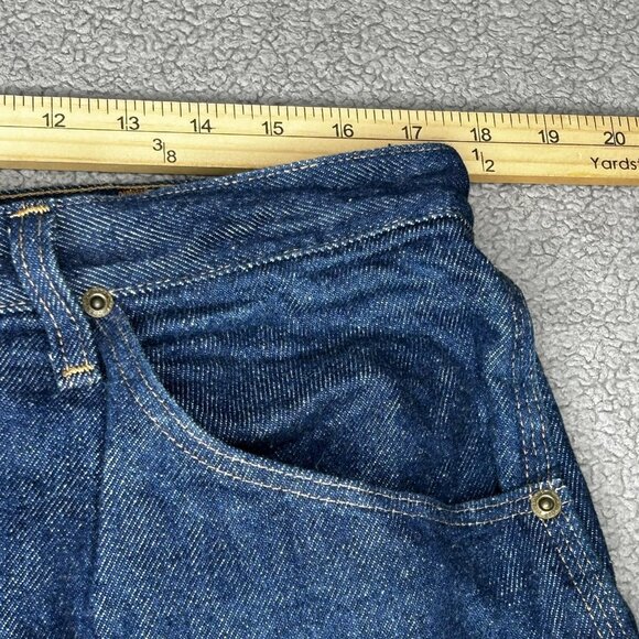 Vintage Wrangler Jeans Mens 36x32 Denim Scoville Made in USA Straight Leg 80s - Picture 7 of 11
